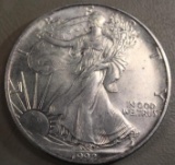 1992 Ungraded Walking Liberty/American Silver Eagle Dollar
