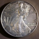 1999 Ungraded Walking Liberty/American Silver Eagle Dollar