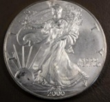 2000 Ungraded Walking Liberty/American Silver Eagle Dollar