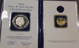 Commemorative Set of Silver and Gold Coins of the Netherlands Antilles