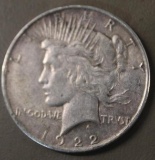 1922-D Peace Silver Dollar Ungraded