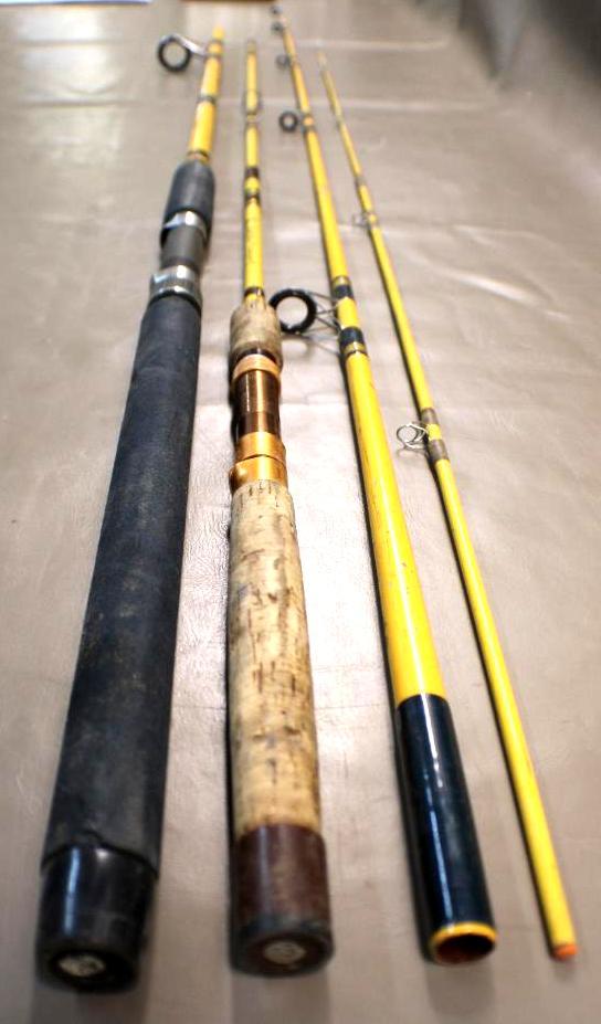 Two Collapsible Eagle Claw Fishing Rods