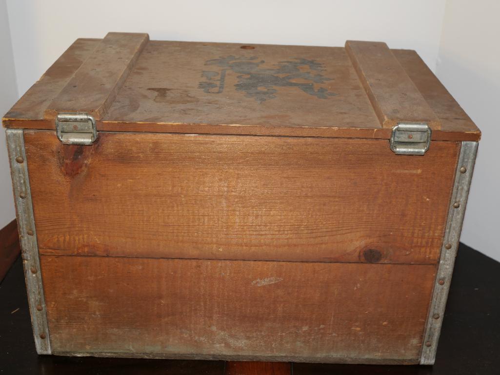 Antique Wooden Coors Box | Proxibid