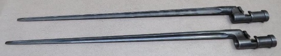 Two Mosin Nagant Socket Bayonets