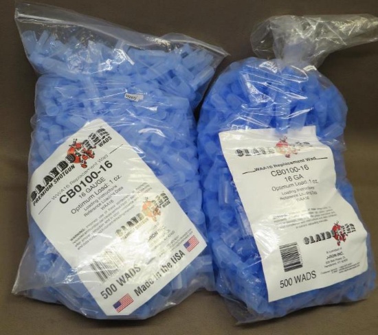 16 Gauge Shotgun Wads for Reloading