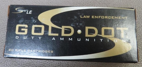 30 Carbine Speer Gold Dot Law Enforcement Ammunition