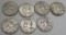 Seven 1960's (Denver) Half Dollars
