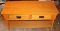 Wood Coffee Table with Drawers