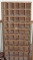Large Wood Letter Box/Display Cabinet