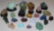 24 Carved Stone Rabbit Figurines
