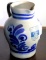 Blue and Gray Glaze Ceramic Pitcher
