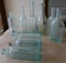 Nine Antique Bottles