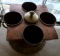 Brass & Copper Wine Bottle Holder