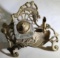 Brass Fountain Pen Stand with Ink Well
