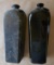 Two Early Case Gin Bottles