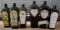 Six Antique Gin Bottles