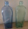 Blue & Green Antique Bottles