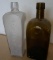 Two Antique Liquor Bottles