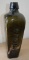 African Olive Green Liquor Bottle