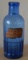 Cobalt Blue Hewlette & Sons Poison Bottle