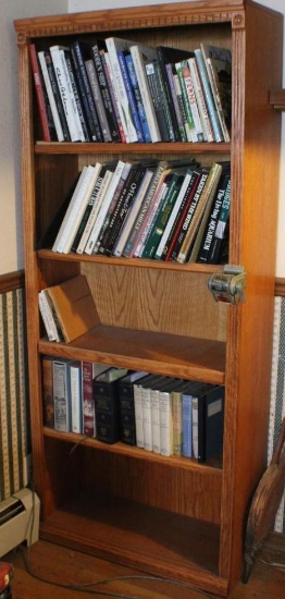 Pair of Beautiful Hardwood Bookshelves