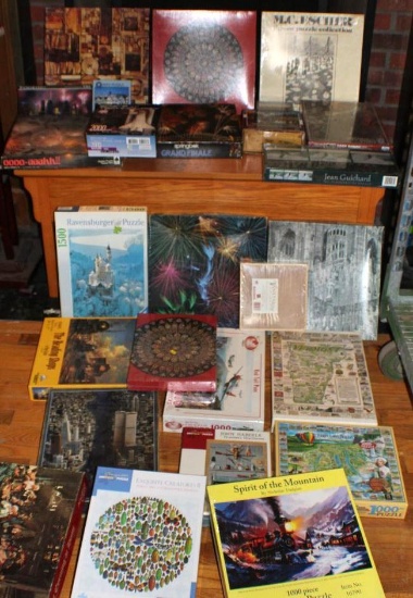 Approximately 26 Jigsaw Puzzles