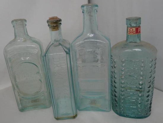 Four Antique Bottles