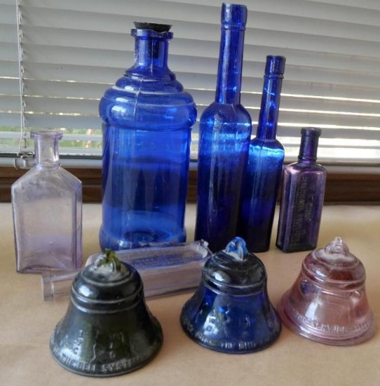 Cobalt 1886 Pat Bottle & More!