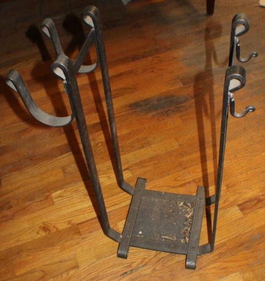 Cast Iron Log Holder
