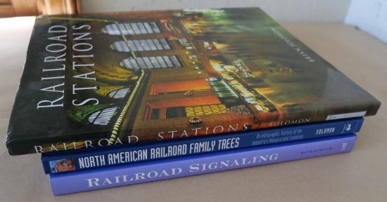 Three Railroad Books by Soloman