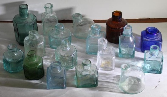 17 Small Glass Bottles