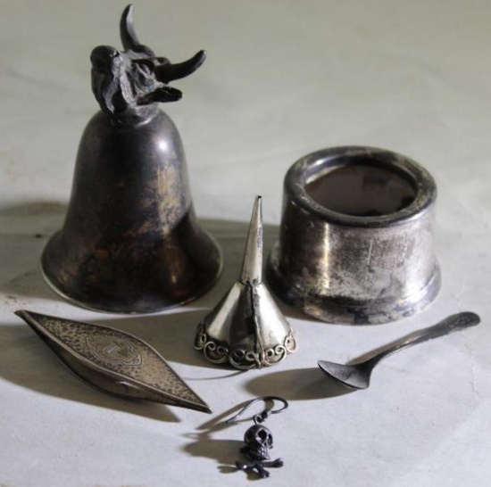Assortment of Marked and Unmarked Silver