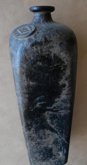 Antique Hand Blown M. C. Bottle