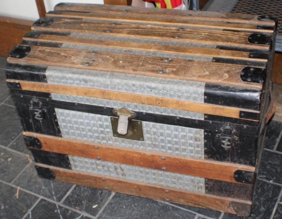 Excellent Antique Trunk with Contents