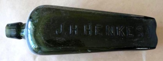 J.H. Henke's Antique Gin Bottle
