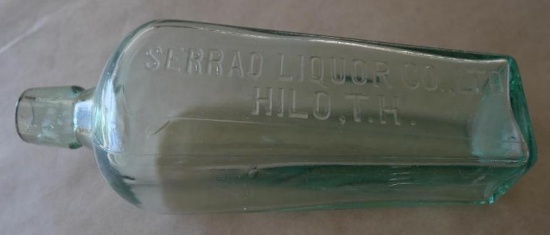 Serrao Liquor Co Hilo T.H. Bottle