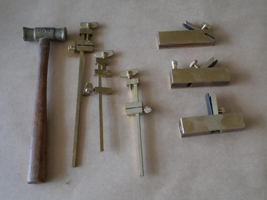 Seven Brass Mini Tools