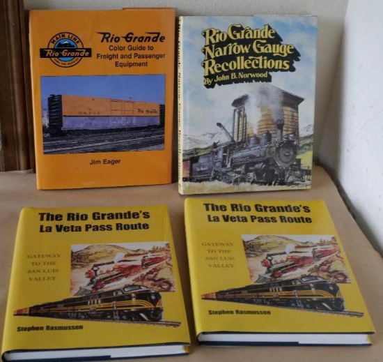 Four Rio Grande Railroad Books