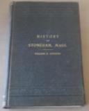 The History of Stoneham Mass Book by William B. Stevens