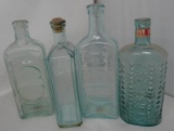 Four Antique Bottles