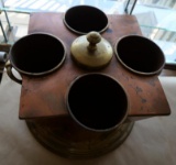 Brass & Copper Wine Bottle Holder