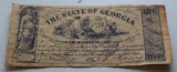 State of Georgia 100 Dollar Bill No 19567