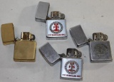 Four Zippo Lighters