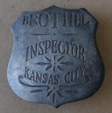 Kansas City Brothel Inspector Badge