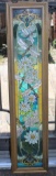 Dragon Fly Colored Glass Panel