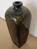 Antique Hand Blown Gin Bottle