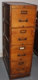 Excellent Hardwood Four-Drawer Filing Cabinet