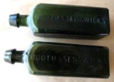 Two Boothe & Sedwick's London Cordial Gin Case Bottles