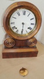 Antique Ingraham 8 Day Mantle Clock