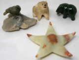 Carved Stone Animals